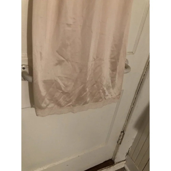 Vintage Nylon Slip 34 Long Lorraine Lace Full Dress S Small - Picture 6 of 6